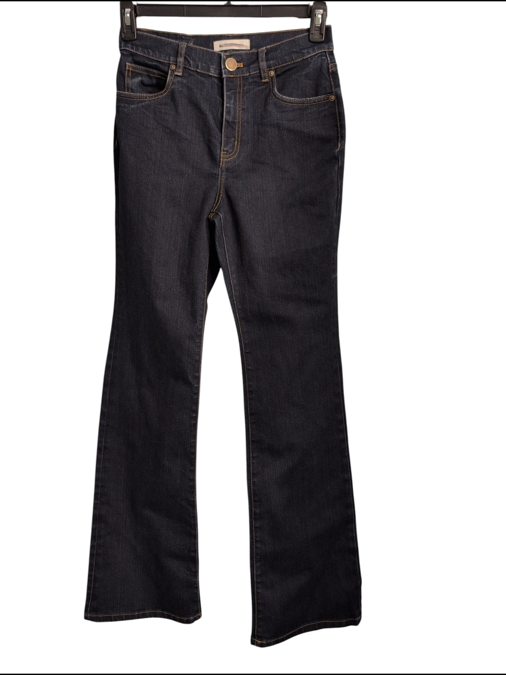 Les Folles De Joie Jeans Women Tall Long Dark Denim 28 33 1/2 Inseam